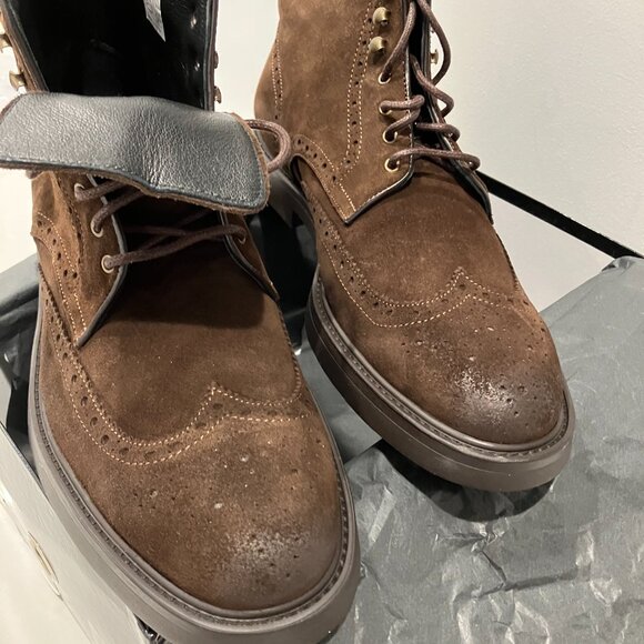 Mens Suede Lace up Books main image 6